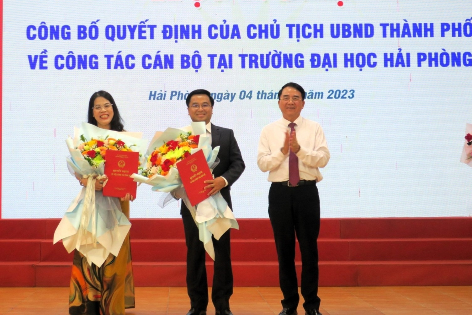 Ông Bùi Xuân Hải làm Hiệu trưởng Trường Đại học Hải Phòng