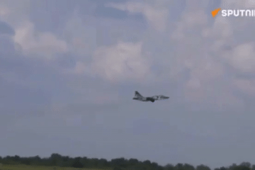 Video cường kích Su-25 của Nga nã tên lửa vào các mục tiêu ở Ukraine
