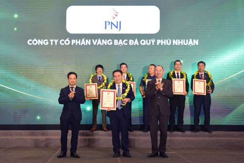 PNJ vào top đầu doanh nghiệp bán lẻ trong bảng xếp hạng VIX50 2023