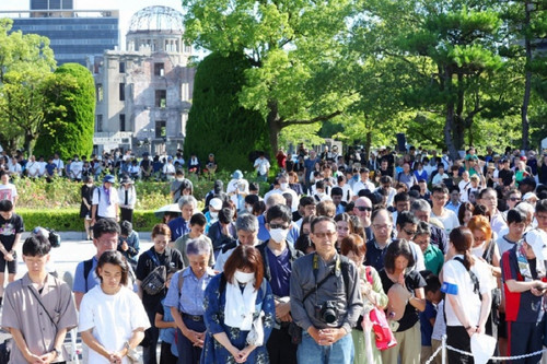 Nhật Bản tưởng niệm 78 năm ngày Mỹ ném bom nguyên tử xuống Hiroshima