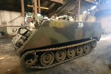 Video thiết giáp Mỹ bị dân quân thân Nga thu giữ ở Ukraine