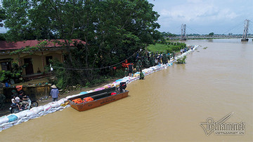 Lụt ở Chương Mỹ: Hà Nội tính kè đê sông Bùi bằng bê tông cốt thép