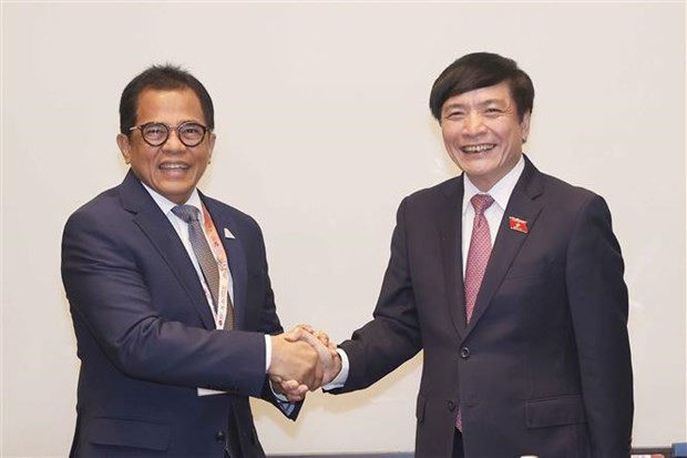NA General Secretary meets Thai, Indonesian, Lao counterparts in Indonesia hinh anh 2