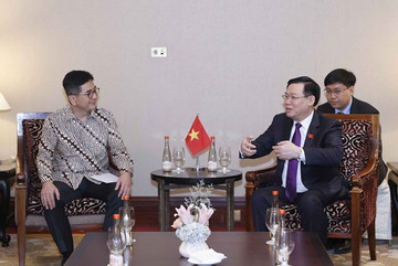 NA leader receives head of Indonesian Chamber of Commerce and Industry
