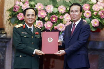 Chủ tịch nước thăng quân hàm Thượng tướng cho ông Trịnh Văn Quyết