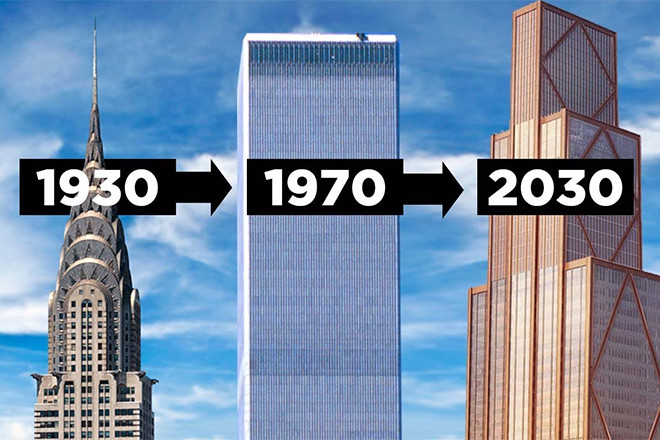 Vì sao những tòa nhà chọc trời ở New York luôn thay đổi hình dạng?