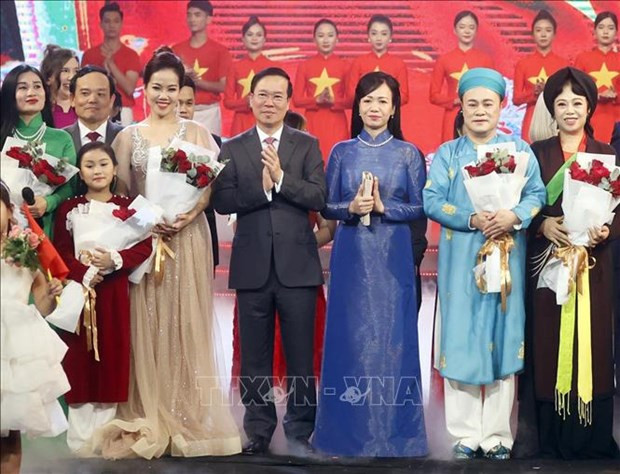 President hosts ceremony marking 78th anniversary of National Day hinh anh 1