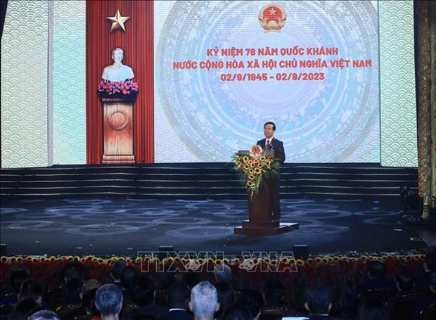 President hosts ceremony marking 78th anniversary of National Day hinh anh 2