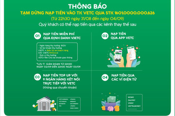 VETC lên tiếng về thông tin dừng nạp tiền vào tài khoản giao thông