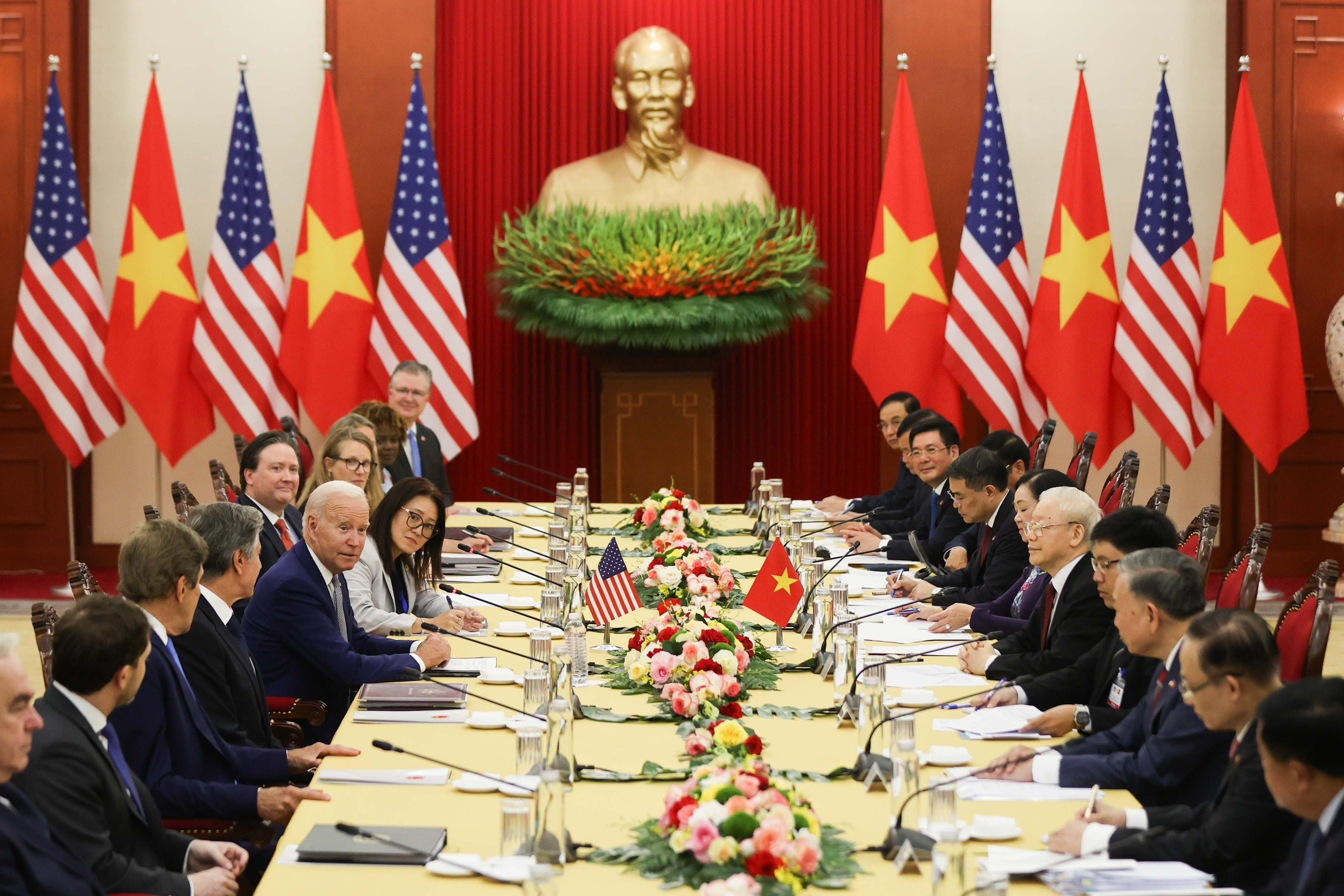 Tổng Bí thư Nguyễn Phú Trọng hội đàm với Tổng thống Mỹ Joe Biden