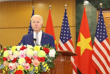Address by US President to the press following talks with VN's Party leader