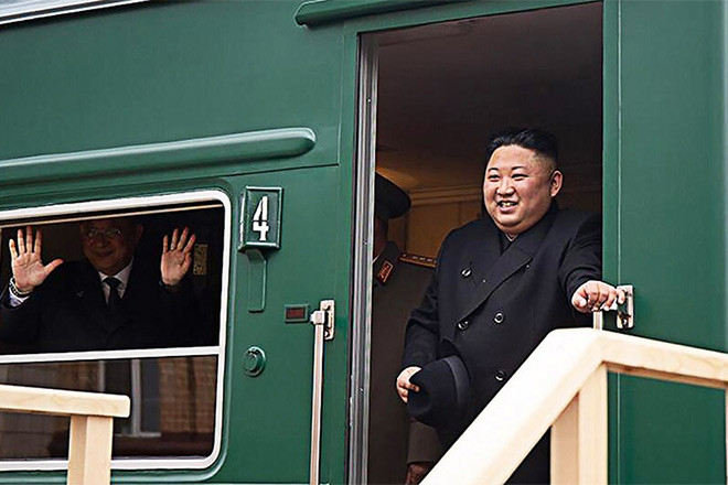Báo Hàn Quốc: Chủ tịch Triều Tiên Kim Jong Un đã lên tàu sang Nga