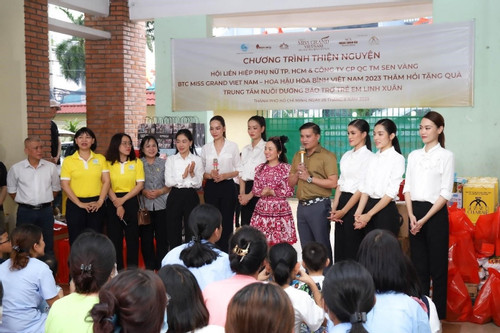 GoodCharme cùng Miss Grand Vietnam 2023 tặng quà cho hoàn cảnh khó khăn