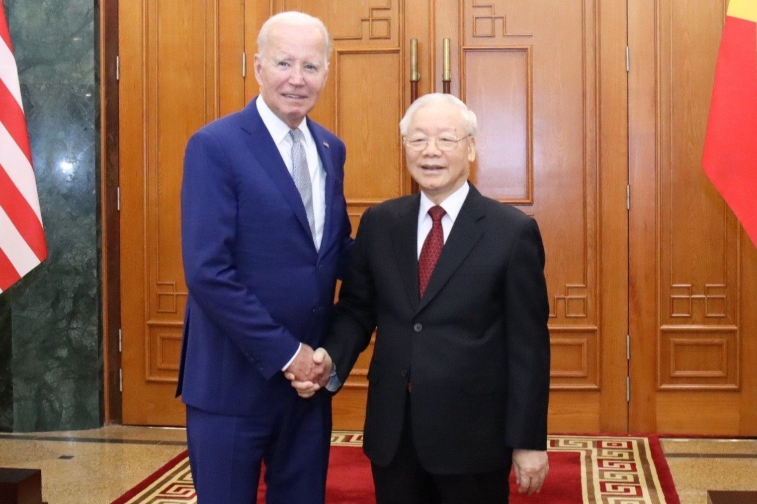 Kết quả trọn vẹn trong ngày đầu Tổng thống Mỹ Joe Biden thăm Việt Nam