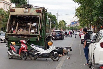 Thai phụ tử vong sau cú mở cửa bất cẩn của tài xế ở Nghệ An