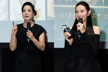 NSND Lê Khanh xúc động khóc khi Thuỳ Tiên nhận giải thưởng điện ảnh