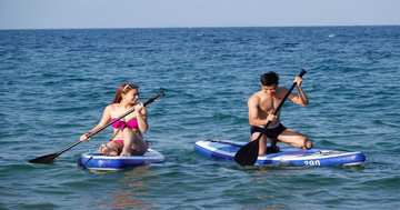 Standup paddleboarding service offered on Nha Trang Bay