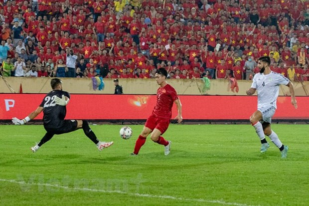 Vietnam win 2-0 over Palestine in FIFA Days match hinh anh 1
