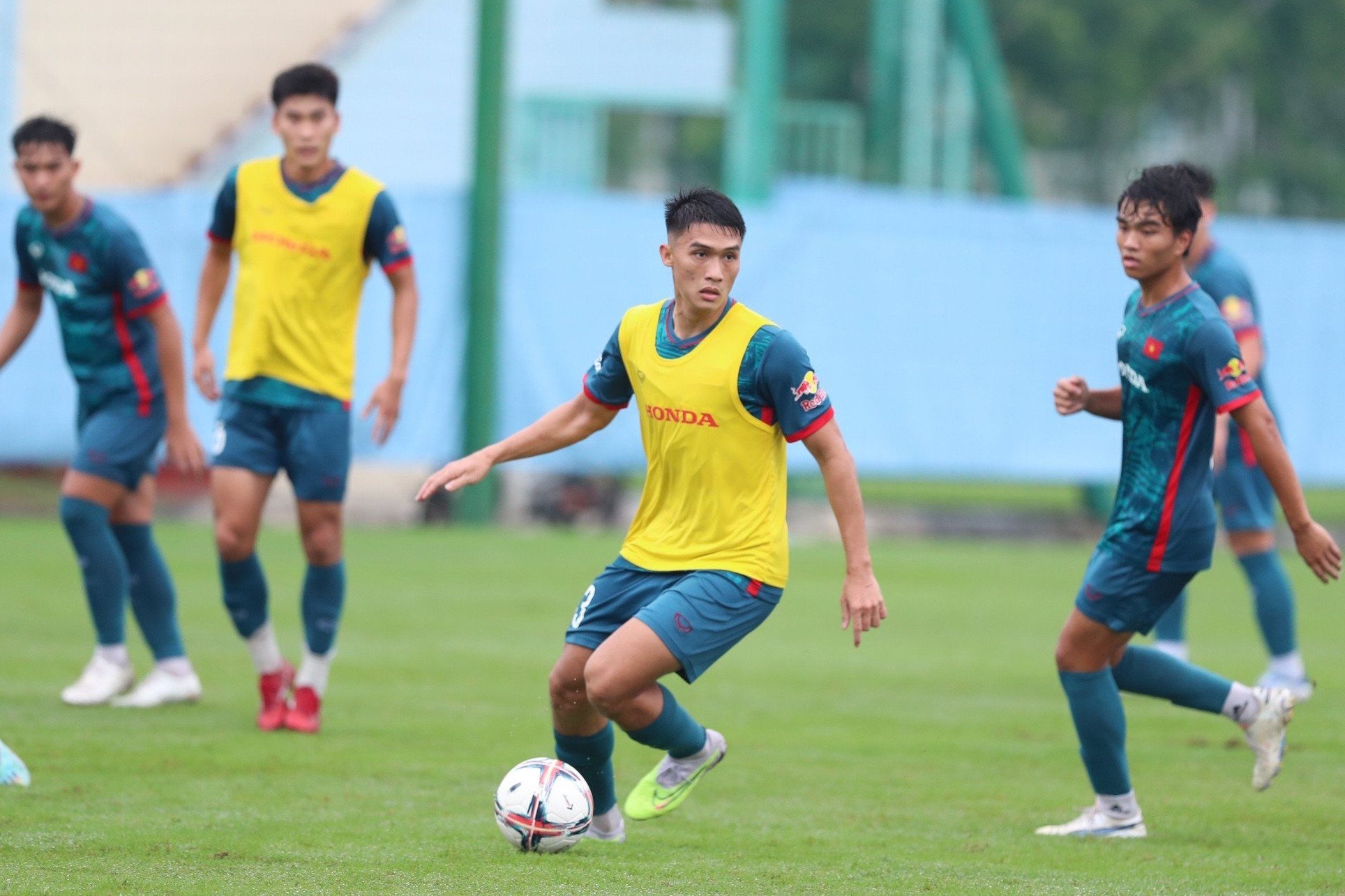 Tuyển Olympic Việt Nam gấp rút luyện chiêu trước Asiad