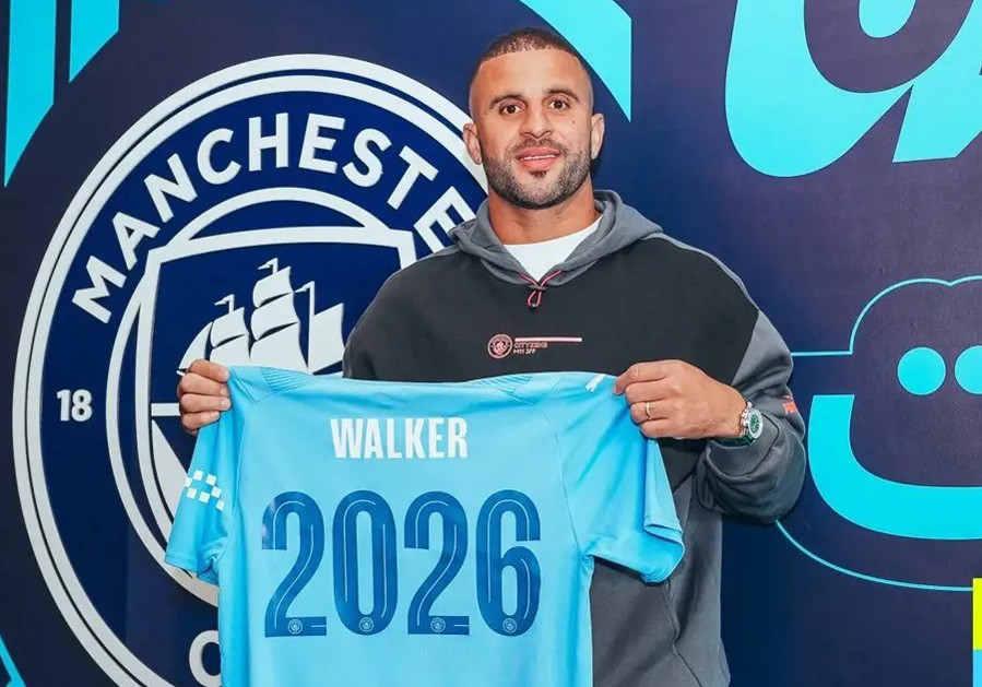 Man City công bố video 'phim bom tấn' gia hạn Kyle Walker