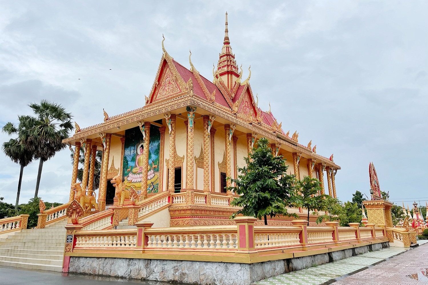 Vẻ đẹp ngôi chùa Khmer hơn 130 năm tuổi ở Bạc Liêu