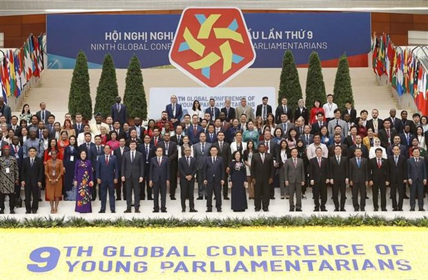 Ninth Global Conference of Young Parliamentarians opens in Hanoi hinh anh 1