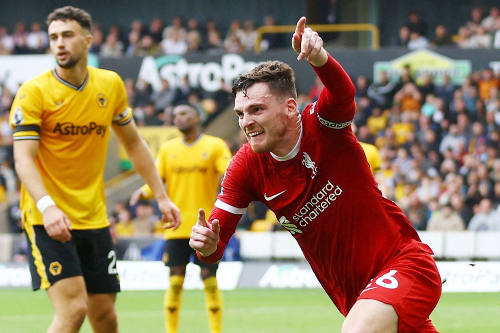 Liverpool thắng ngược kịch tính trên sân Wolves