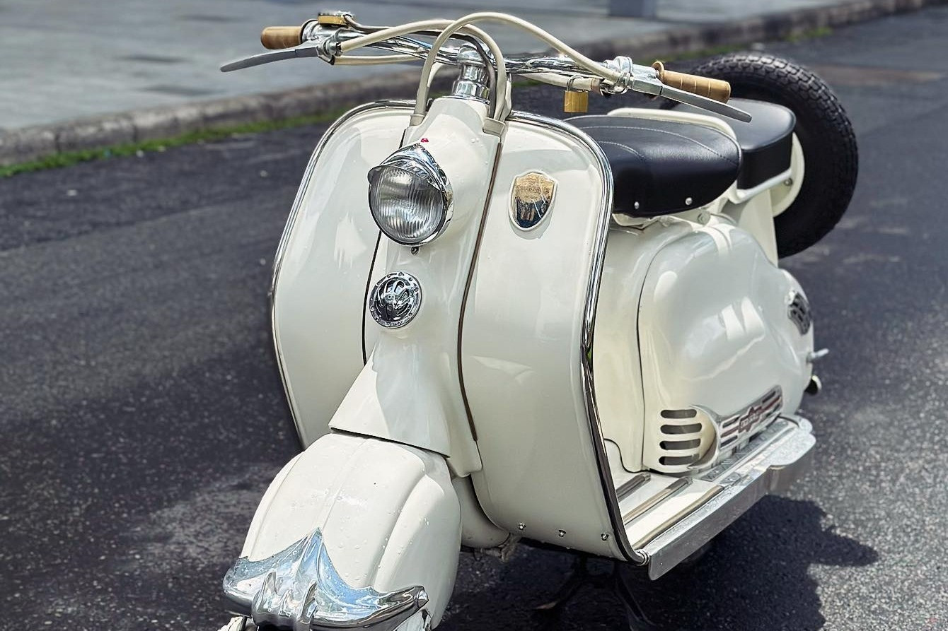 Xe cổ Lambretta LD150 gần 70 năm tuổi vẫn có giá 150 triệu đồng