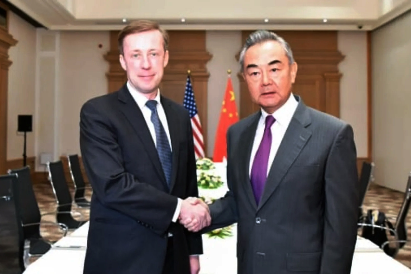 Cố vấn an ninh quốc gia Mỹ gặp Ngoại trưởng Trung Quốc