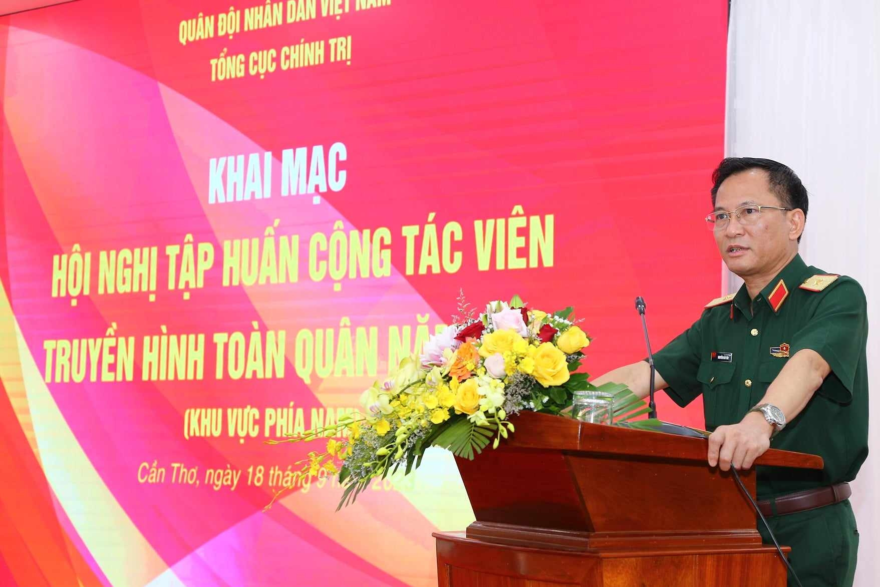 Khai mạc tập huấn cộng tác viên truyền hình toàn quân năm 2023