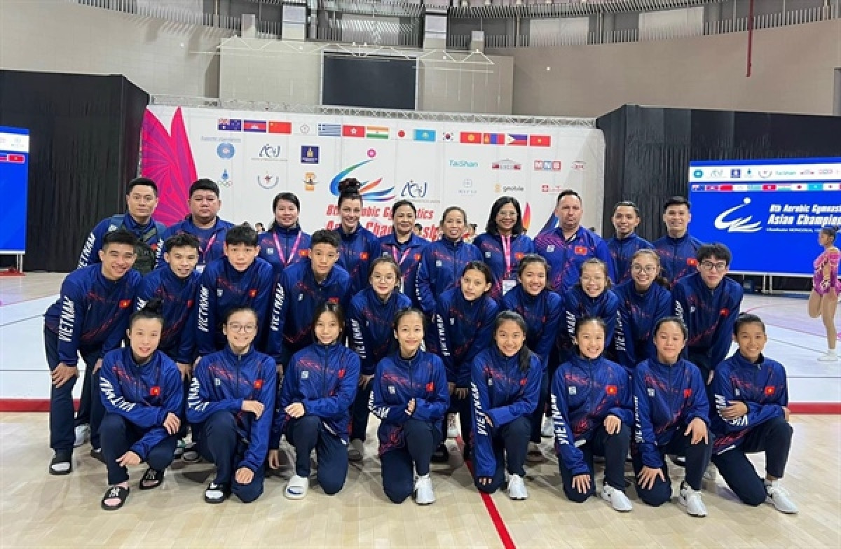 local gymnasts bag three golds at aerobic asian championships picture 1