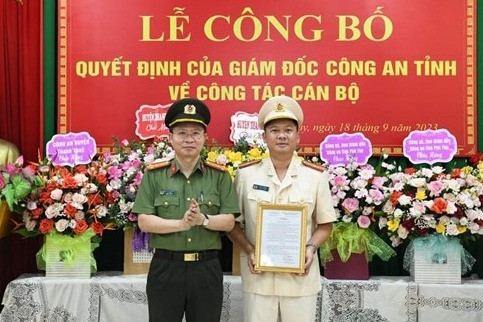 Công an tỉnh Phú Thọ điều động nhiều cán bộ chủ chốt