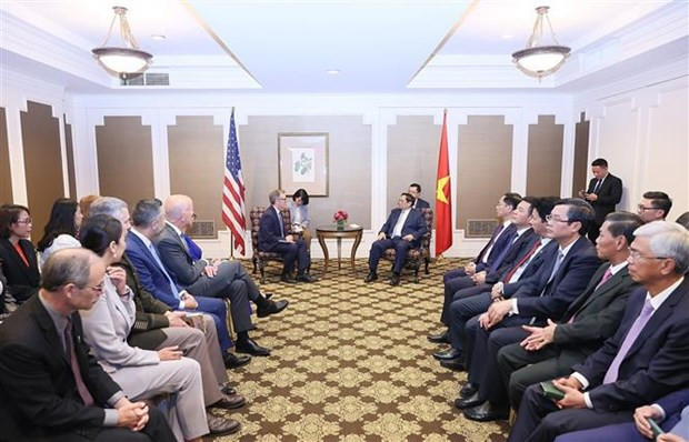 PM calls on Vietnamese, US firms to help implement comprehensive strategic partnership hinh anh 3