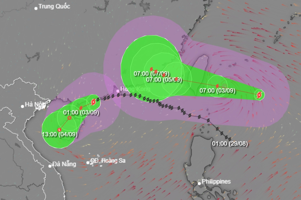 Bão Saola đi vào vùng biển Quảng Đông-Trung Quốc, diễn biến bão Haikui