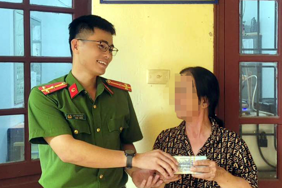 Thượng úy công an tức tốc đến giải cứu người phụ nữ bị lừa 115 triệu