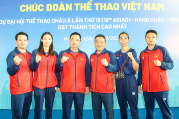 Đoàn thể thao Việt Nam bay đến Hàng Châu, mục tiêu giành 2-5 HCV Asiad 19