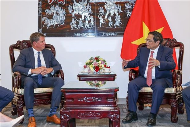 PM meets US Treasury Secretary, leaders of economic groups hinh anh 3