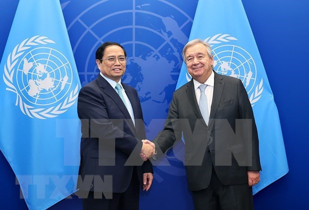 PM Chinh meets with UN ​Secretary-General