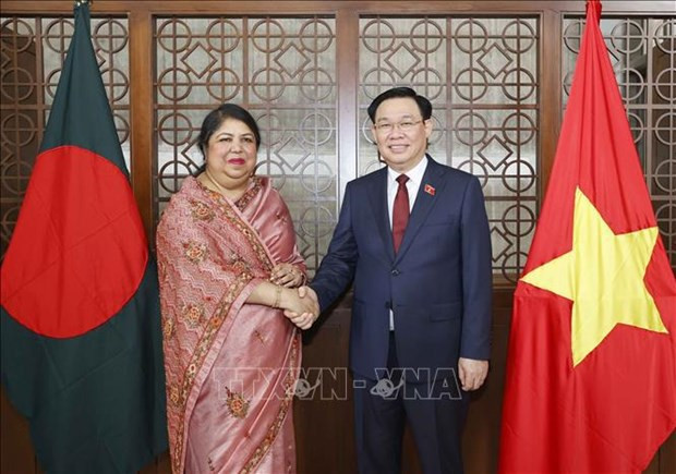 Top Vietnamese, Bangladeshi legislators hold talks hinh anh 1
