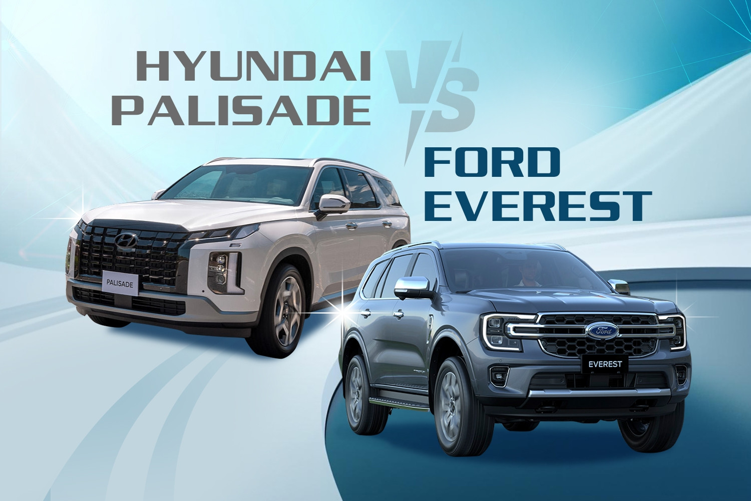 Xe SUV giá khoảng 1,5 tỷ đồng, chọn Hyundai Palisade hay Ford Everest?