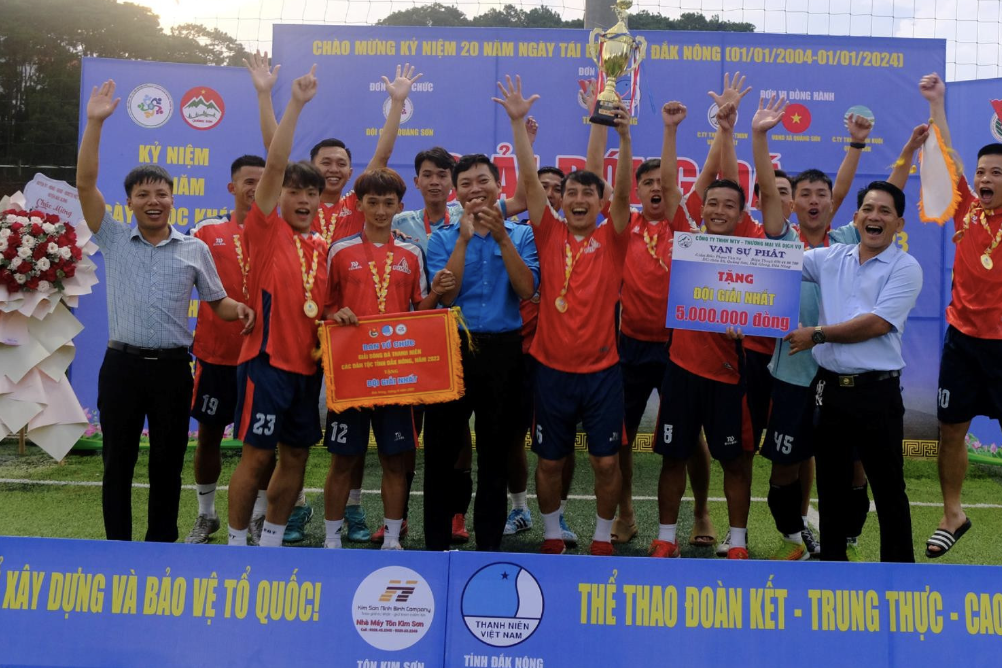 Đắk Nông: Sôi nổi Giải bóng đá thanh niên các dân tộc năm 2023