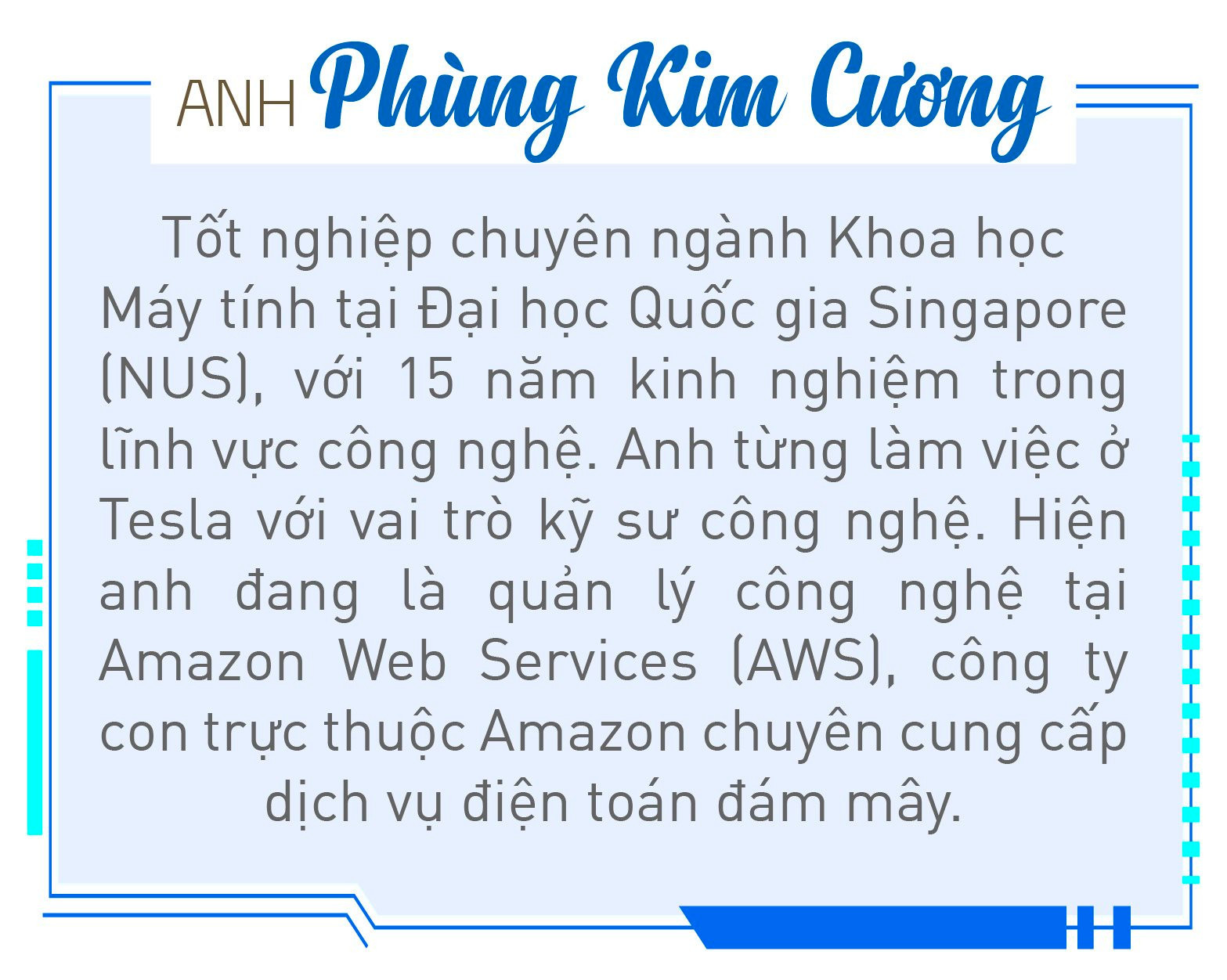 Chuyên gia công nghệ Việt làm cho Tesla, Amazon chỉ ra những yếu tố sẽ giúp NIC trở thành Silicon Valley của Việt Nam trong tương lai - Ảnh 1.