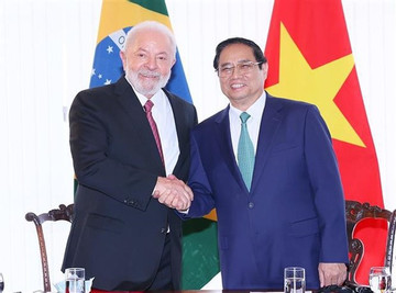 Vietnamese PM, Brazilian President discuss measures for augmenting ties