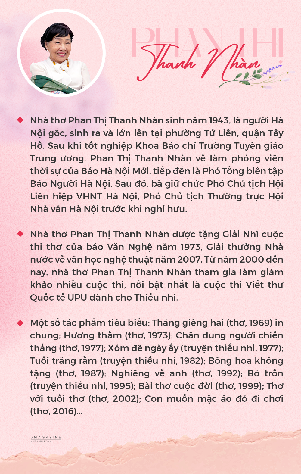 Nguyên mẫu trong bài thơ ‘thất tình’ nổi tiếng của Phan Thị Thanh Nhàn là ai?
