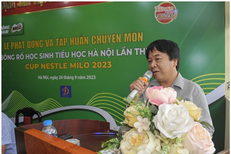 Khởi động Giải bóng rổ học sinh tiểu học Hà Nội lần thứ 17