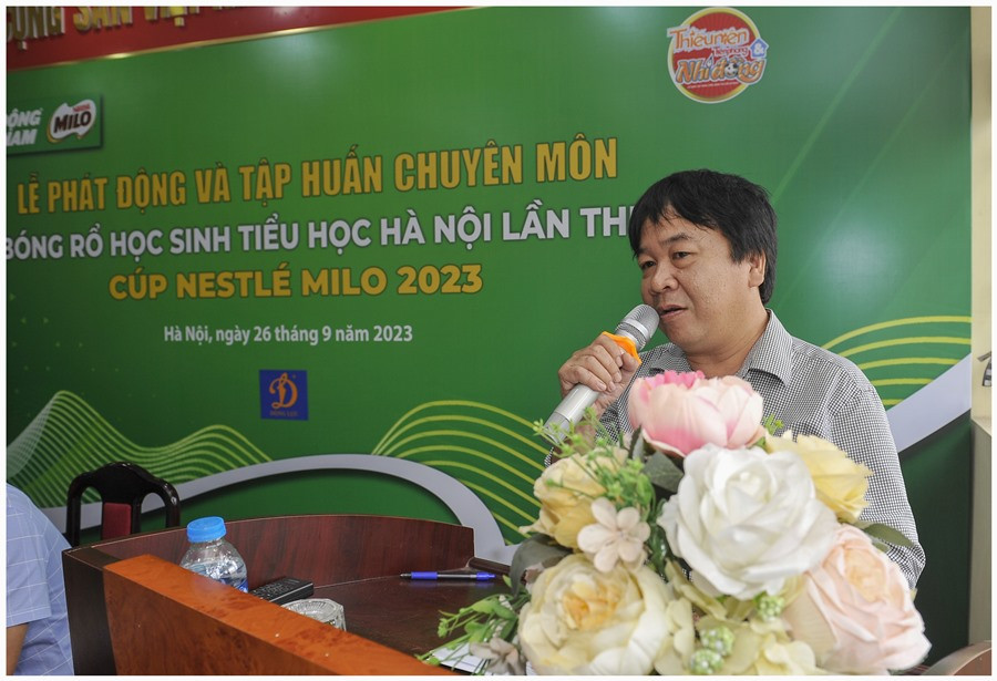 Khởi động Giải bóng rổ học sinh tiểu học Hà Nội lần thứ 17