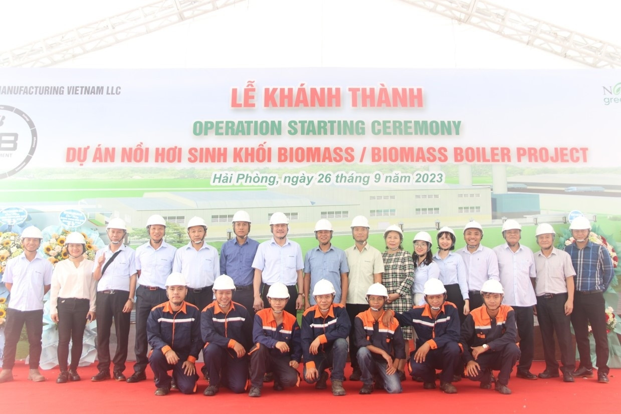 Khai trương dự án nhà máy sản xuất hơi nước bão hòa bằng nhiên liệu sinh khối
