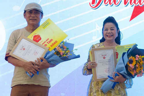 NSND Tạ Minh Tâm, Thoại Miêu hưởng ứng cuộc vận động 'Đất nước trọn niềm vui'