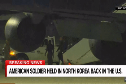 Quân nhân Mỹ bị Triều Tiên trục xuất về tới Texas