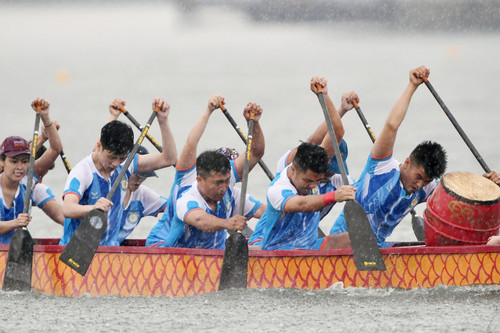 39 đội thuyền tranh tài Giải Bơi chải thuyền rồng Hà Nội mở rộng năm 2023